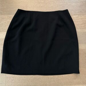 Emanuel Ungaro Black Skirt with Zipper Back - Size 8/42